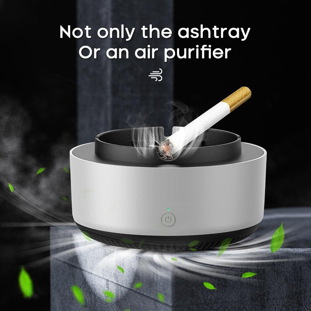SMART SMOKELESS ASHTRY AND AIR PURIFIER - AIIKON